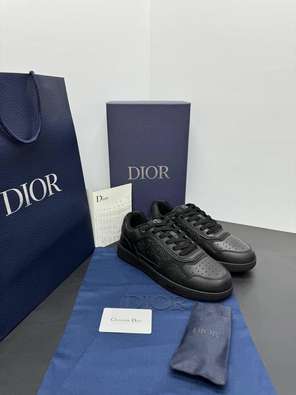 Dior B27 Low Graffiti Zwart