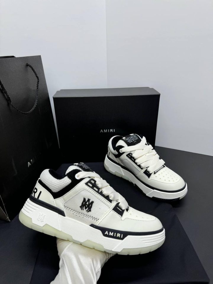 Amiri bone runner - white/black