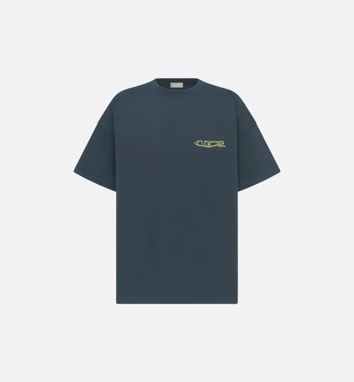 Dior Shirt Navy Blauw