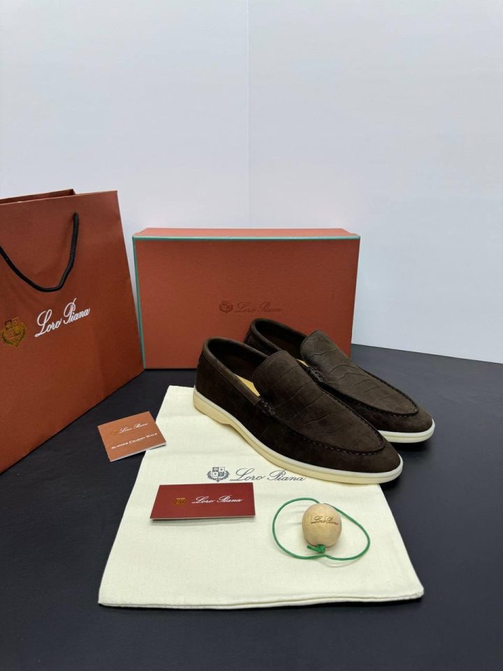 Loro Piana Summer Walk Loafer Bruin
