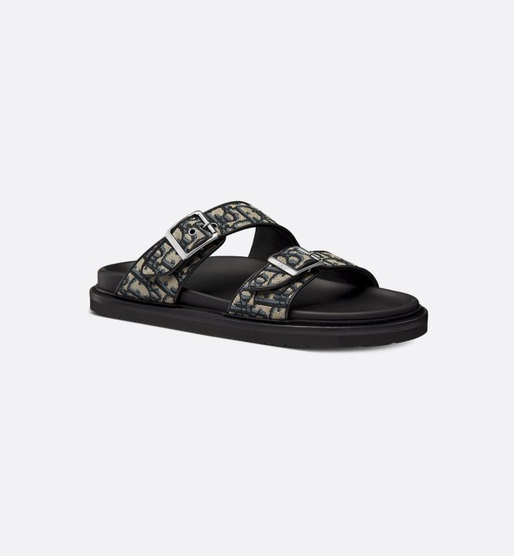 Dior Aqua Dubbel Band Sandal - Beige