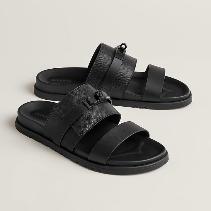 Hermes Jackson sandal - Zwart