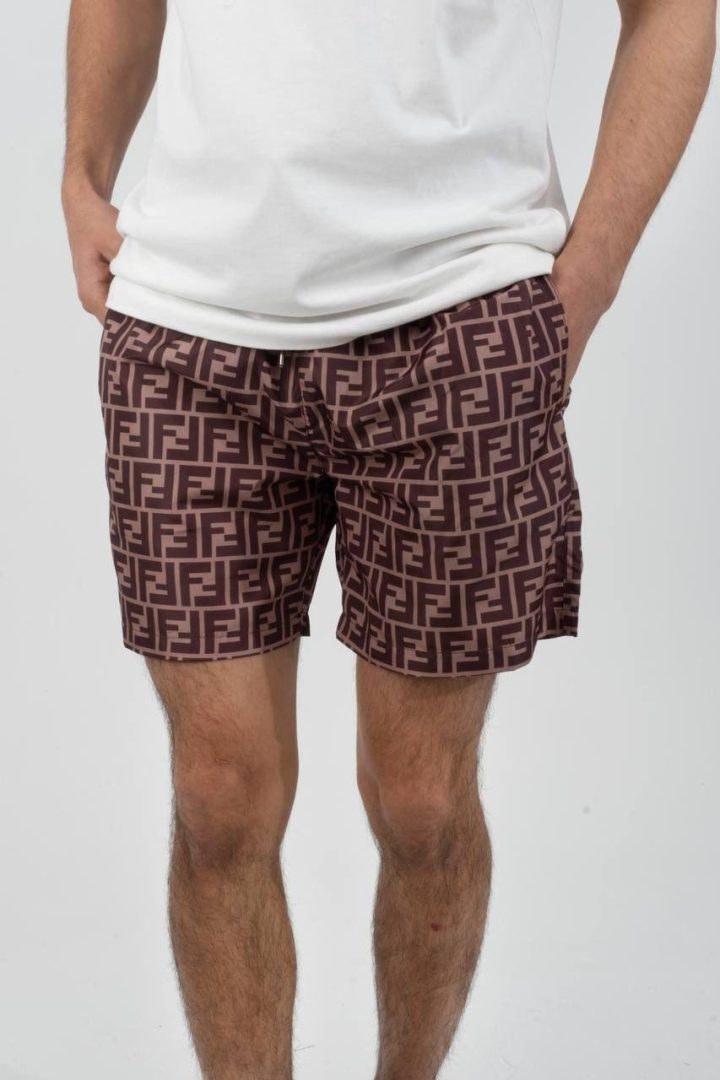 Fendi Zwembroek - Brown