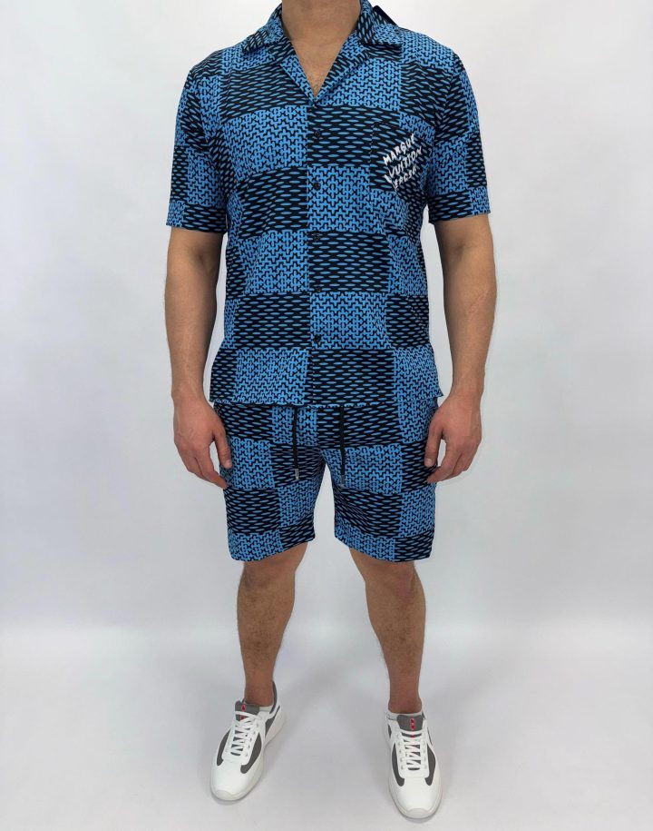 Louis Vuitton Set Blue/Black
