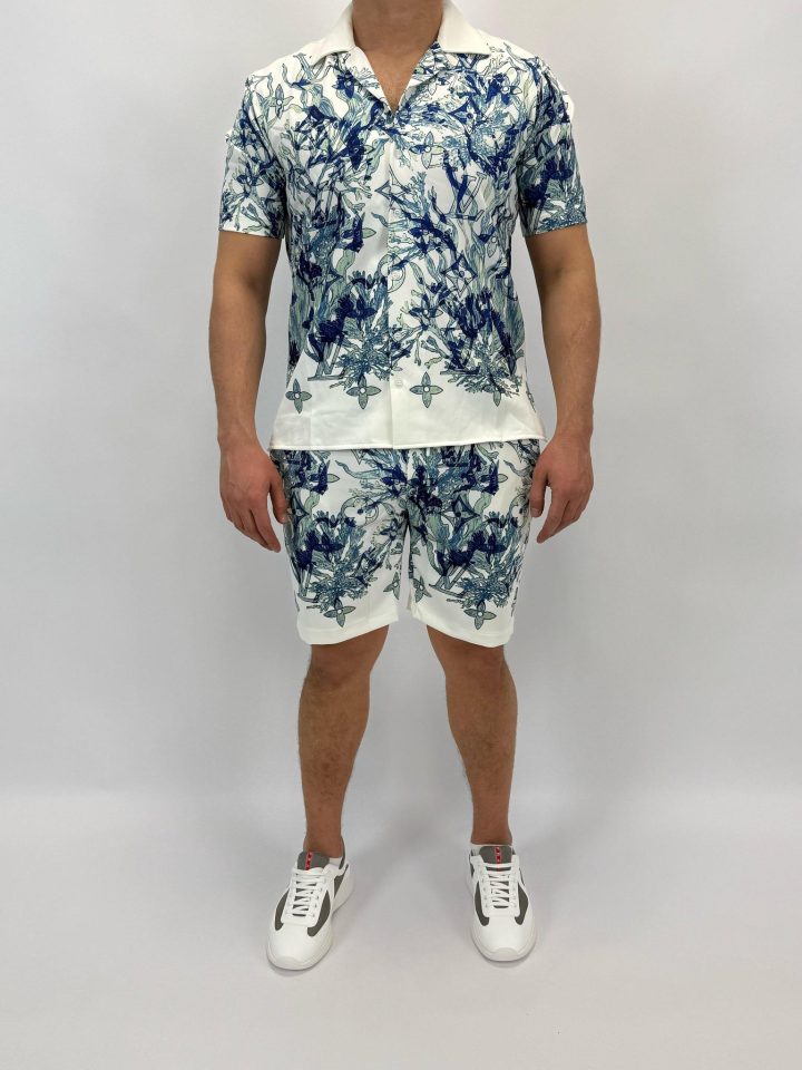Louis Vuitton Set White/Blue