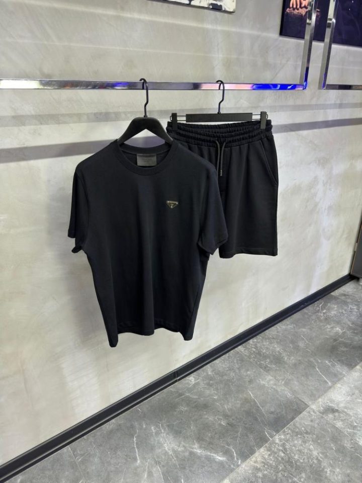 Prada Set Black Back Logo
