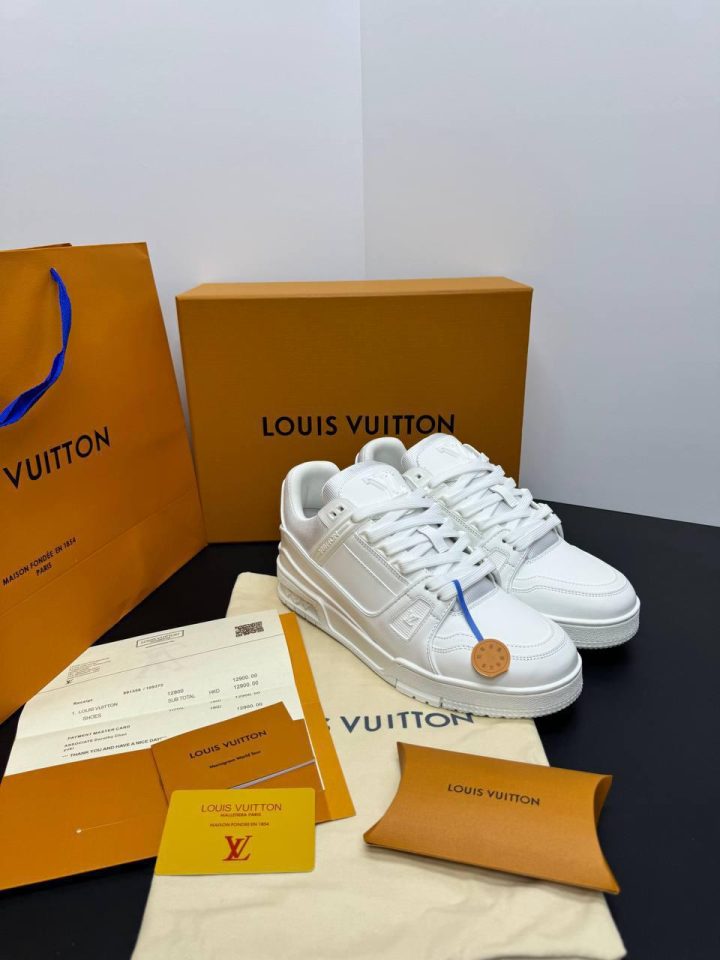 LOUIS VUITTON LV TRAINER SNEAKER - WHITE