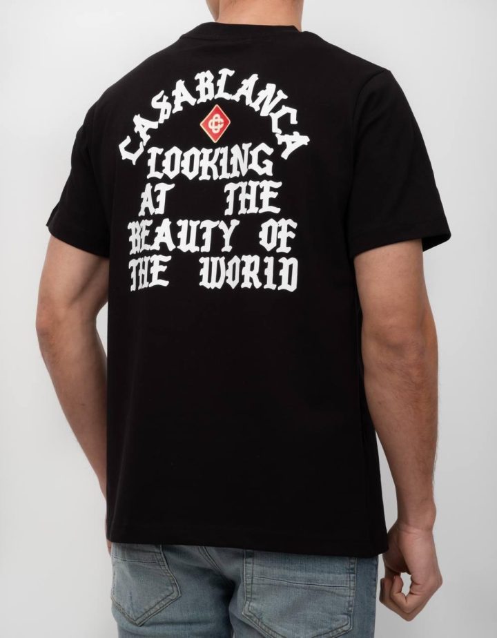 Casablanca Looking At The Beauty Of The World shirt black