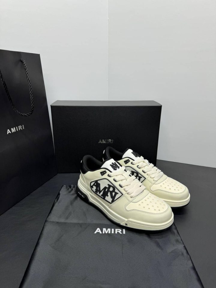 Amiri Bone Runner - White Black