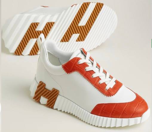 HERMES BOUNCING SNEAKER - BALI ROUGE