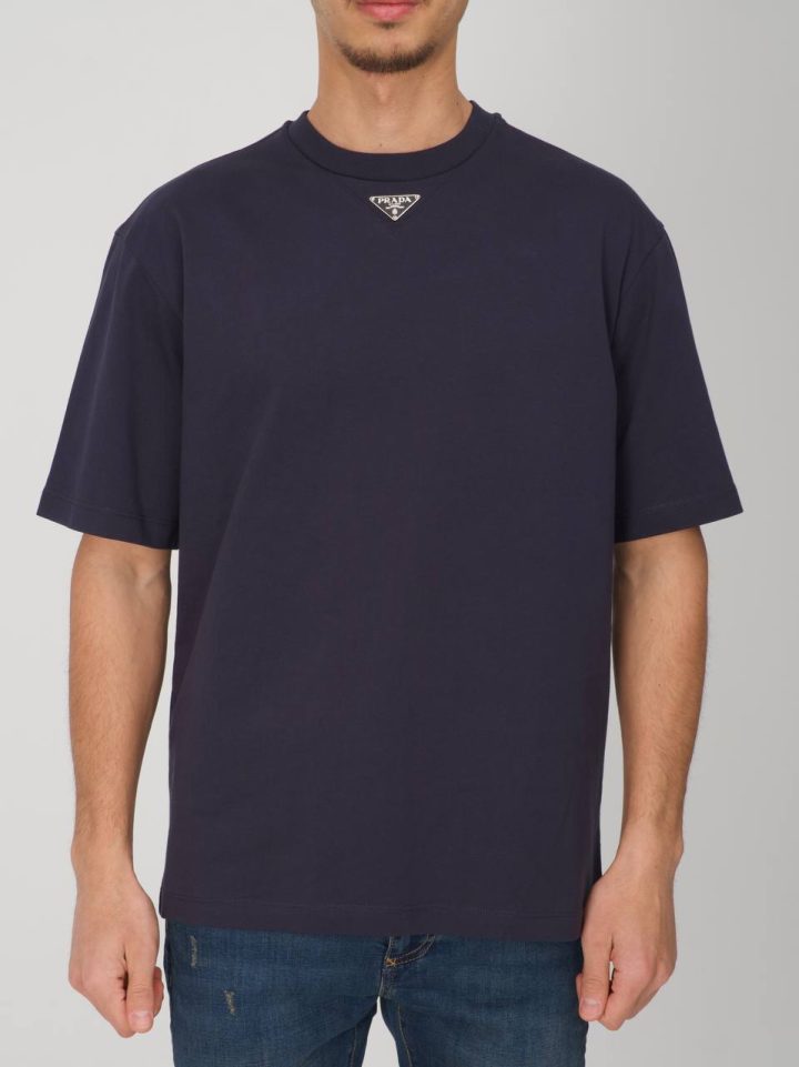 Prada Shirt Donker Blauw