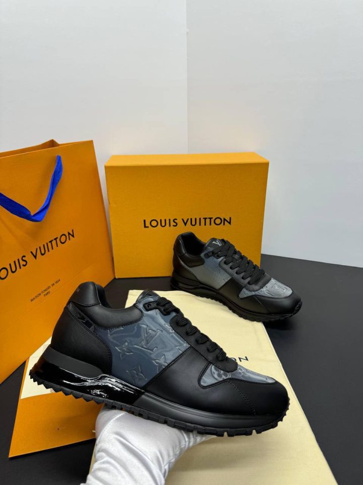 LOUIS VUITTON RUN AWAY SNEAKER - BLACK