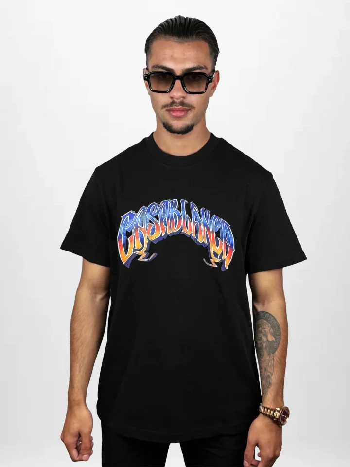 Casablanca Gradiënt Print - Zwart