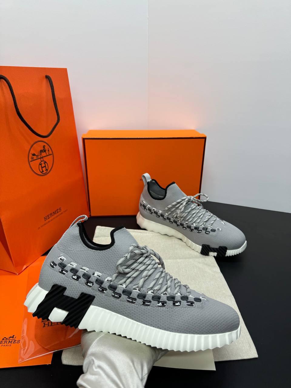 HERMES Bouncing Checkers – Grey