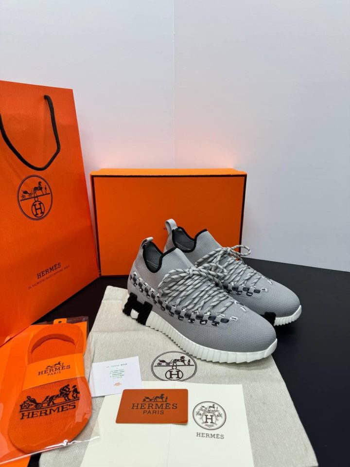 HERMES Bouncing Checkers – Grey