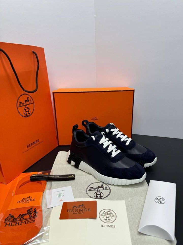 HERMES BOUNCING SNEAKER – Navy Blue