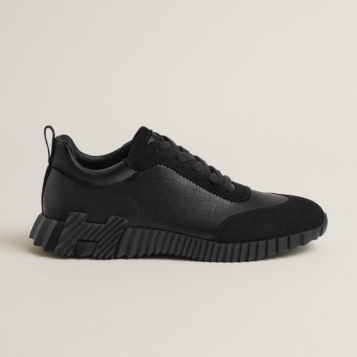 HERMES BOUNCING SNEAKER – Leather Black on Black