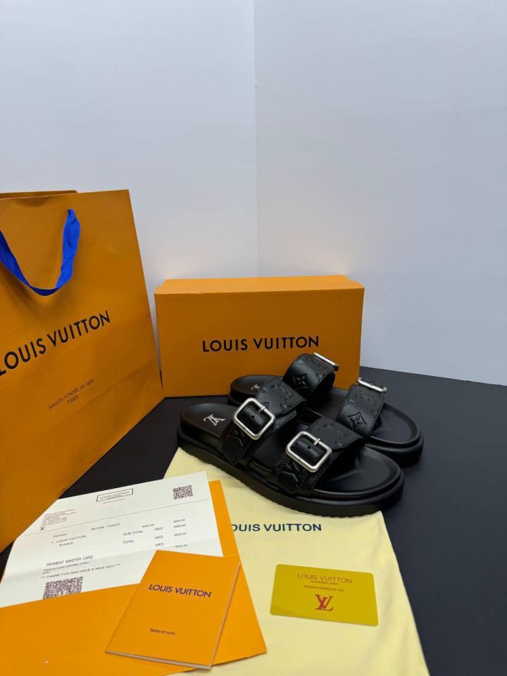 LV Venice Mule Zwart
