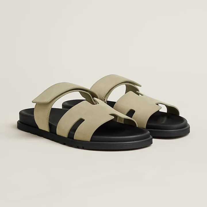Hermes Chypre Sandal Heldergroen